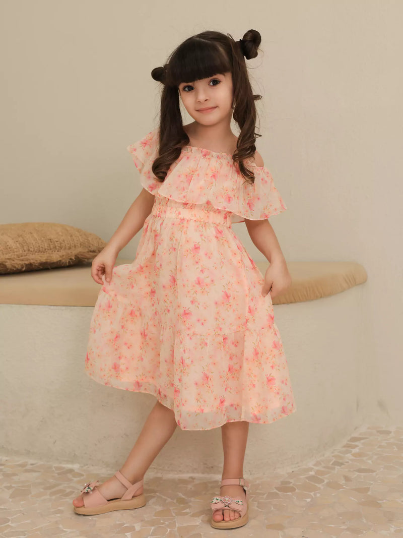 Mini Blushhaven Floral Dress