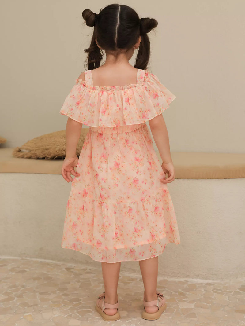 Mini Blushhaven Floral Dress