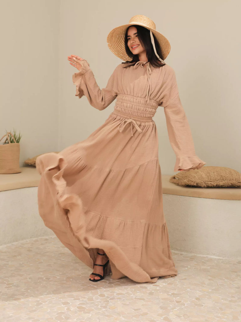 Aurum Muslin Skirt And Shirt