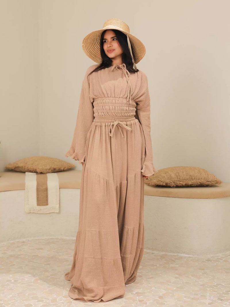Aurum Muslin Skirt And Shirt