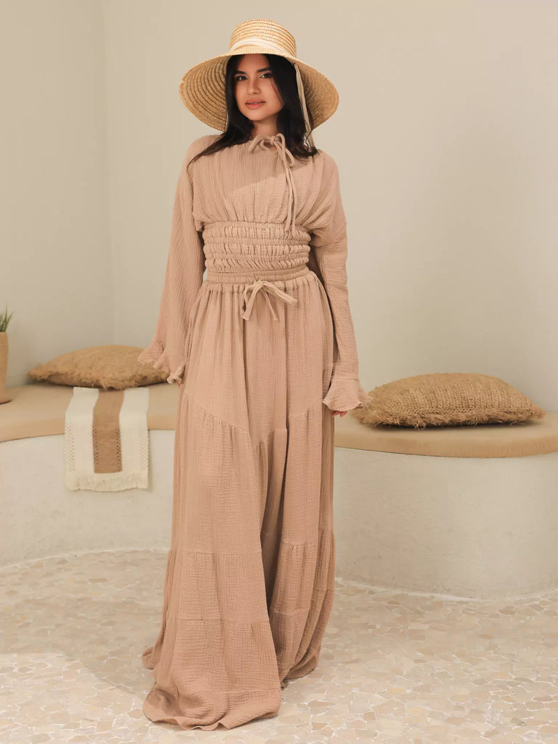 Aurum Muslin Skirt And Shirt