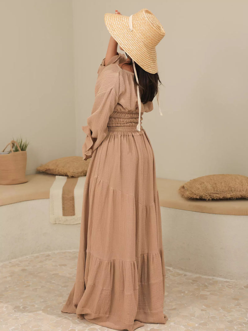 Aurum Muslin Skirt And Shirt