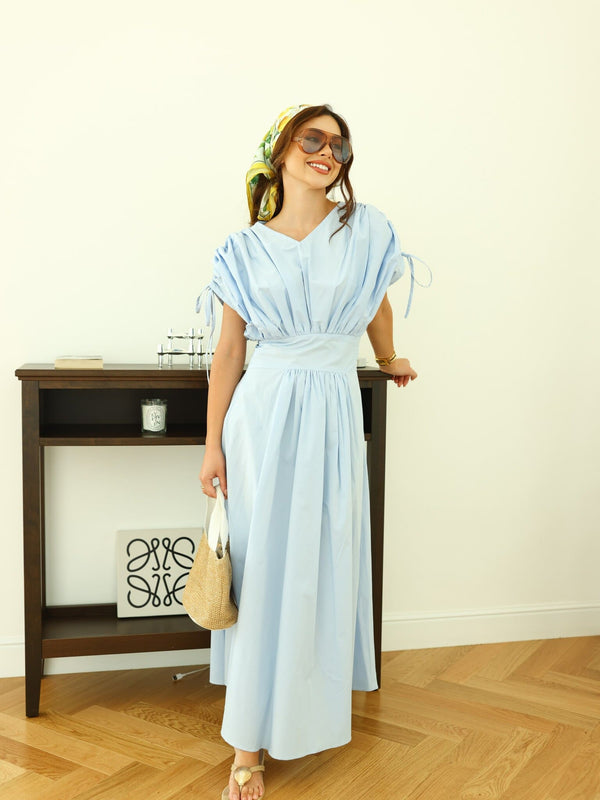 Saphira Blue Long Dress