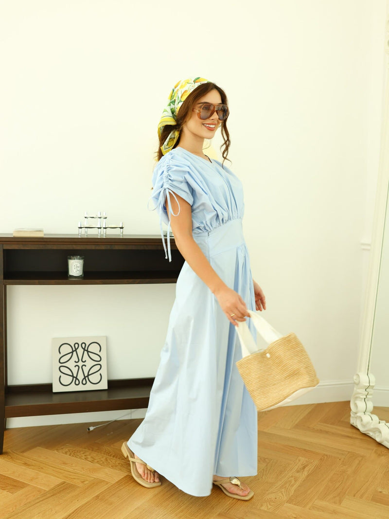 Saphira Blue Long Dress