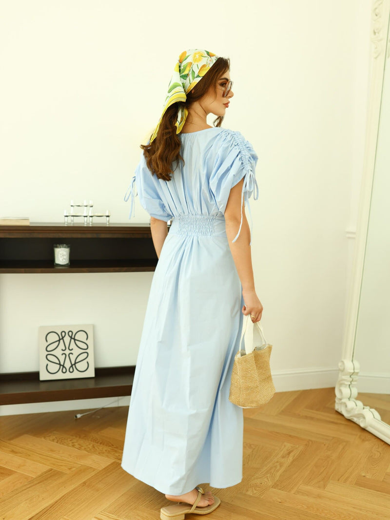 Saphira Blue Long Dress