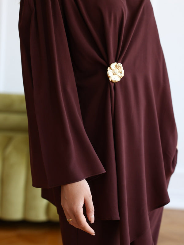 Astrid Brown Buckle Co Ord Set