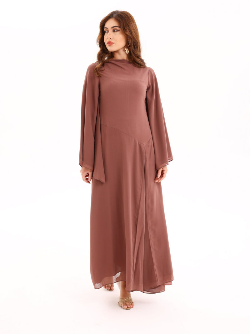 Vinea Dusty Mauve Long Dress