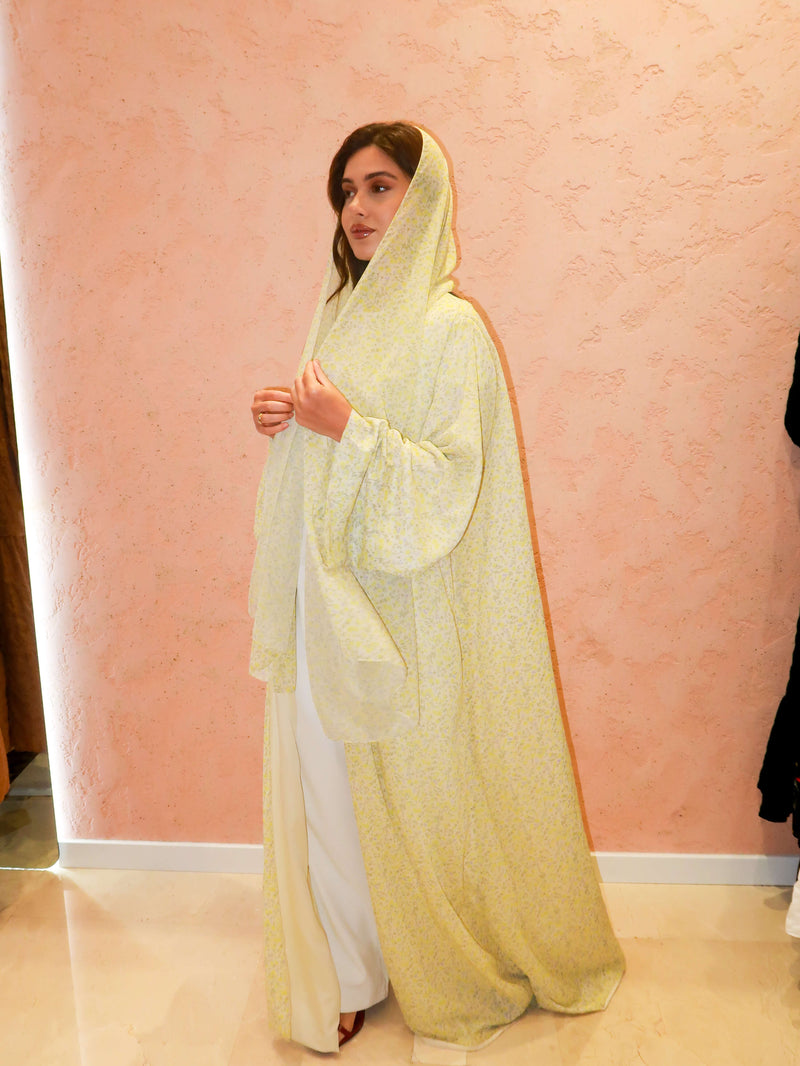 Lila Floral Chiffon Upper