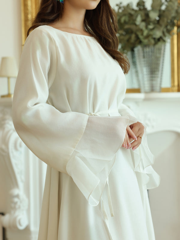 Maeve White Flowy Dress