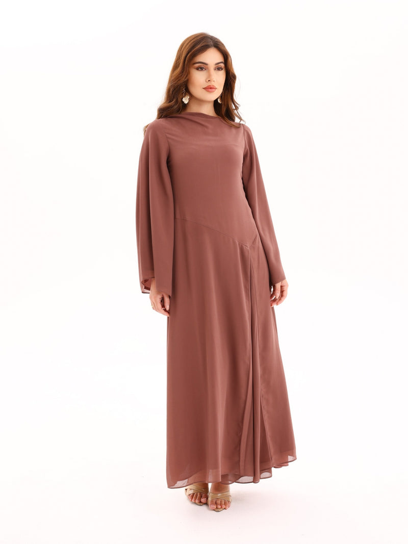 Vinea Dusty Mauve Long Dress