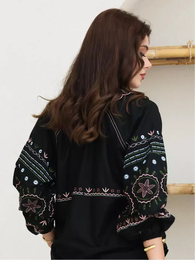 Elyss Embroidered Co Ord Set