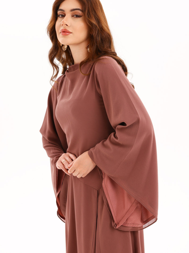 Vinea Dusty Mauve Long Dress