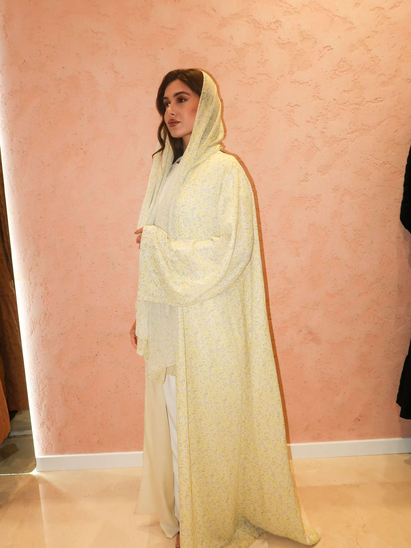 Lila Floral Chiffon Upper