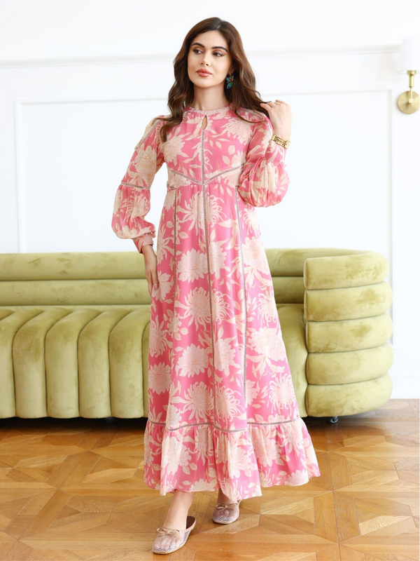 Sugarfloss Printed Lace Dress