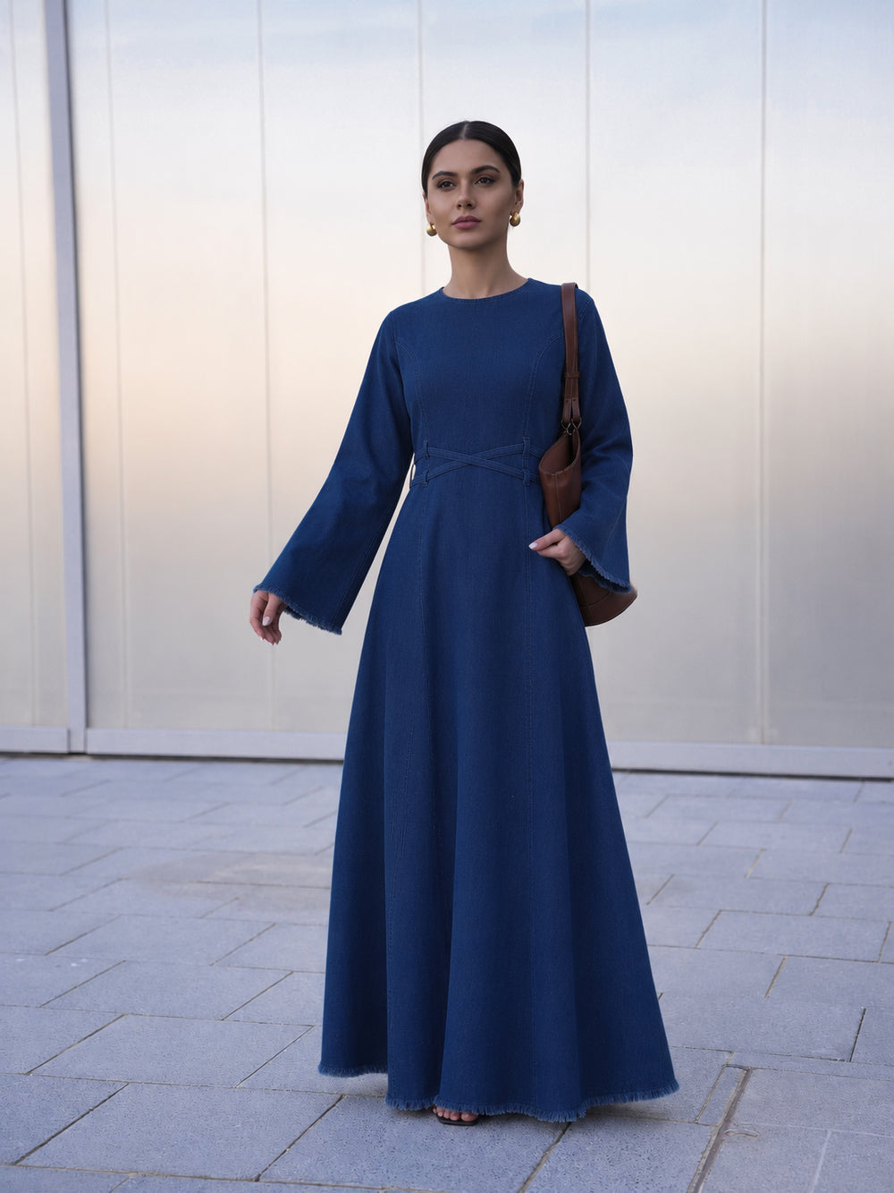 Susan Denim Long Dress