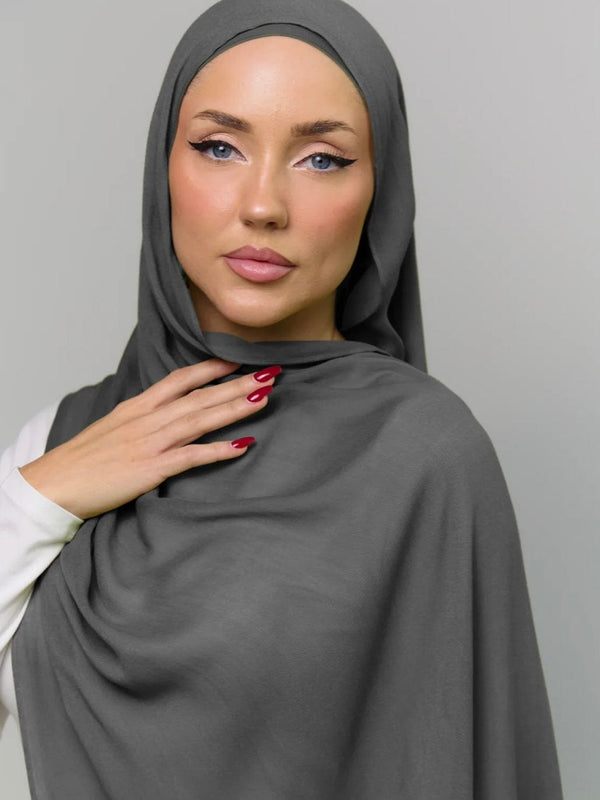 Breathable Soft Graya Modal Hijab