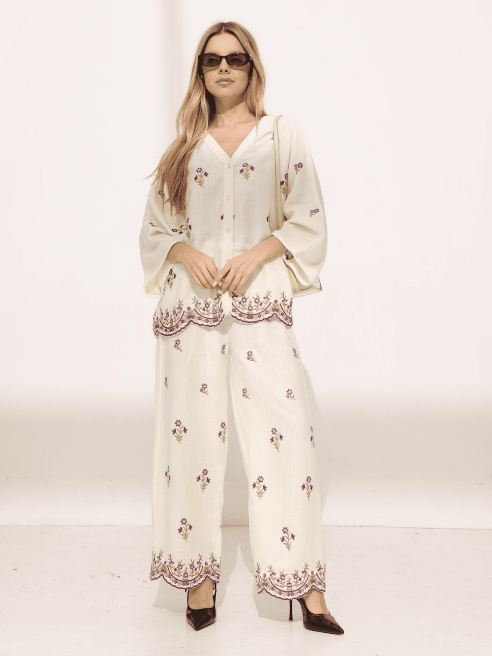 Sylvien Embroidered Pants