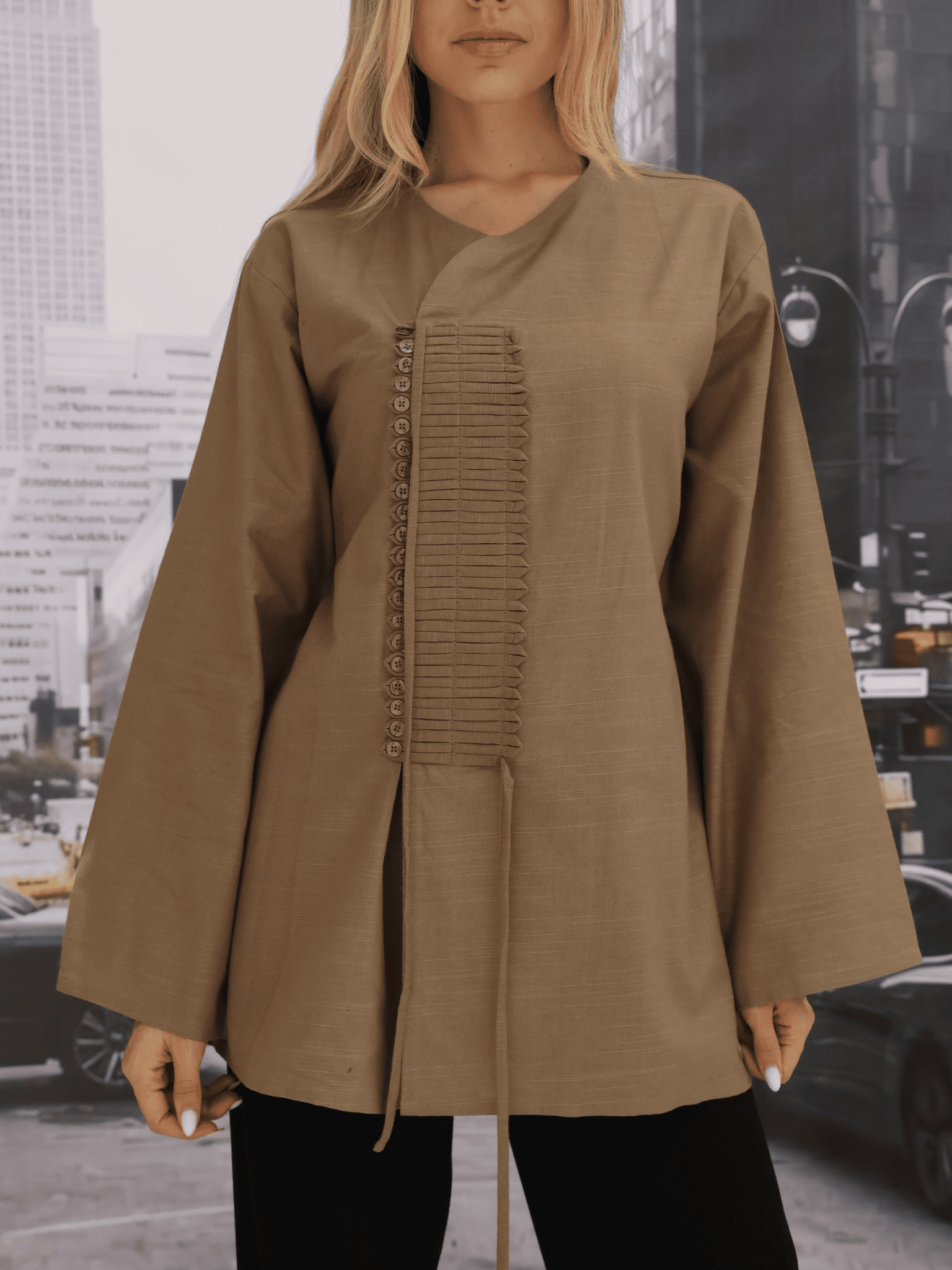 Olea Olive Interwine Shirt
