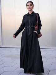 Swifty Denim Black Dress