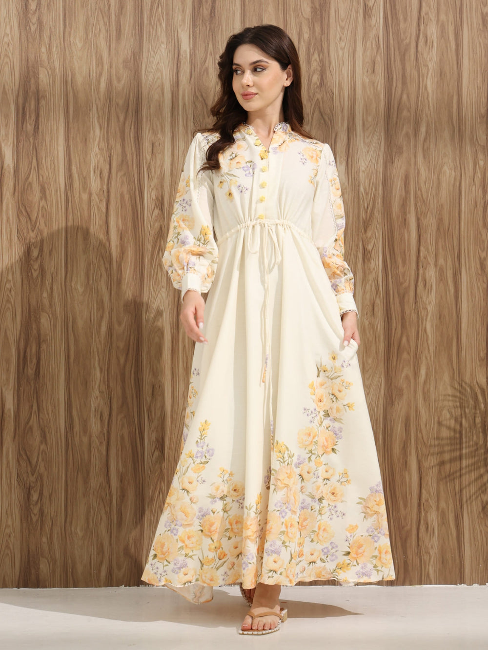 Venice Floral Long Dress