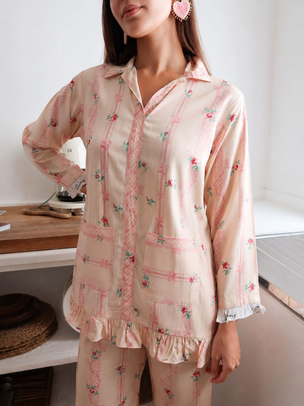 Rossbee Lounge Frill Shirt