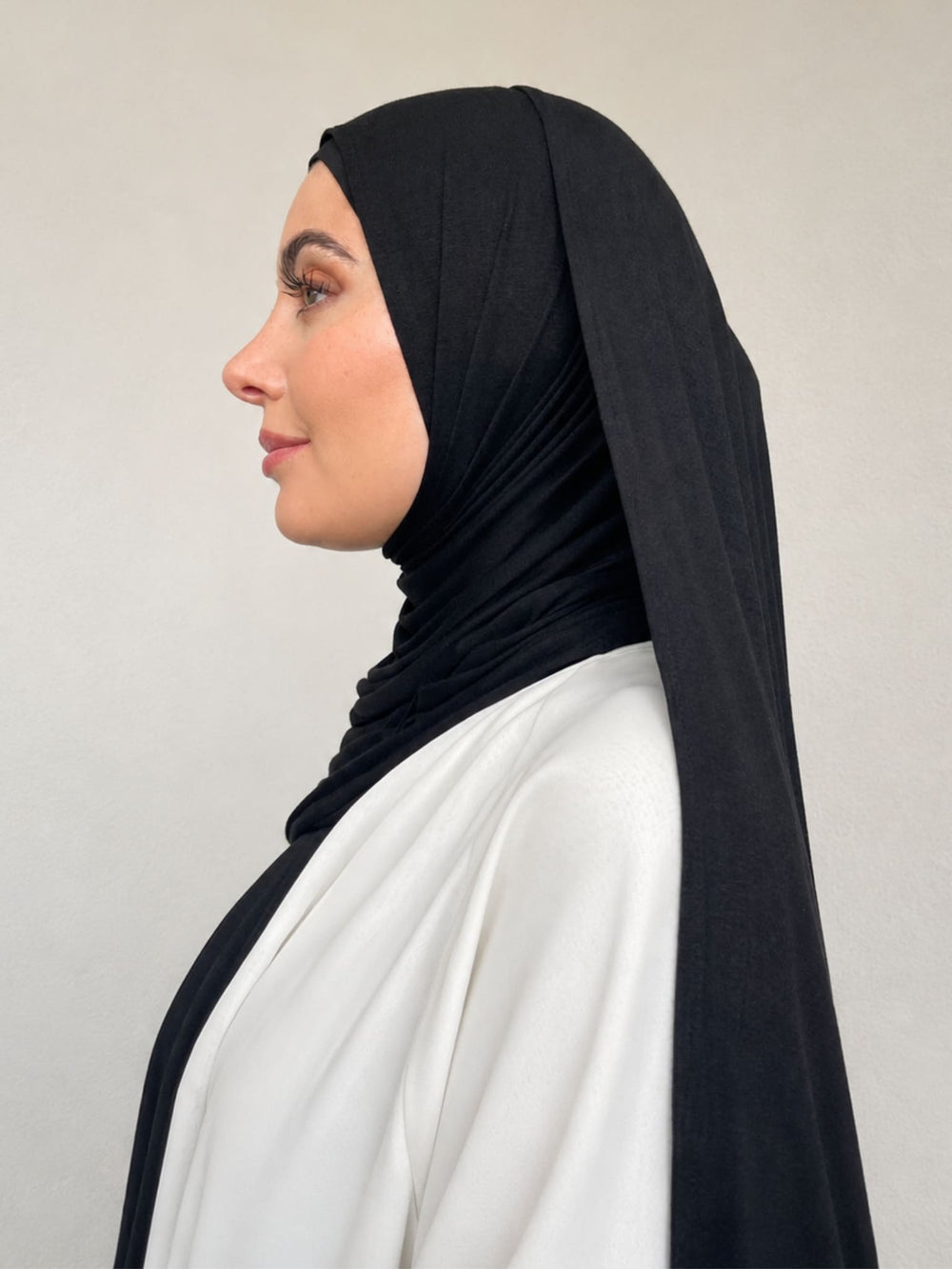 Jersey Hijab - Black