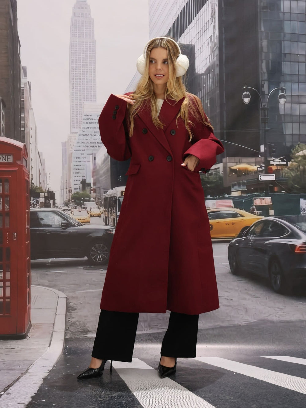 The Maroon Timeless Coat