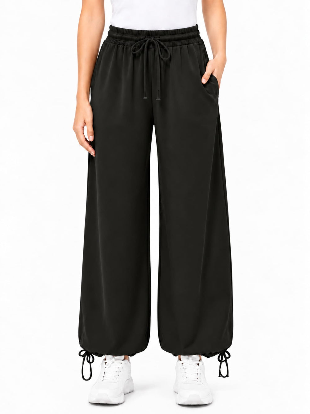 Avie Black Active Balloon Pants
