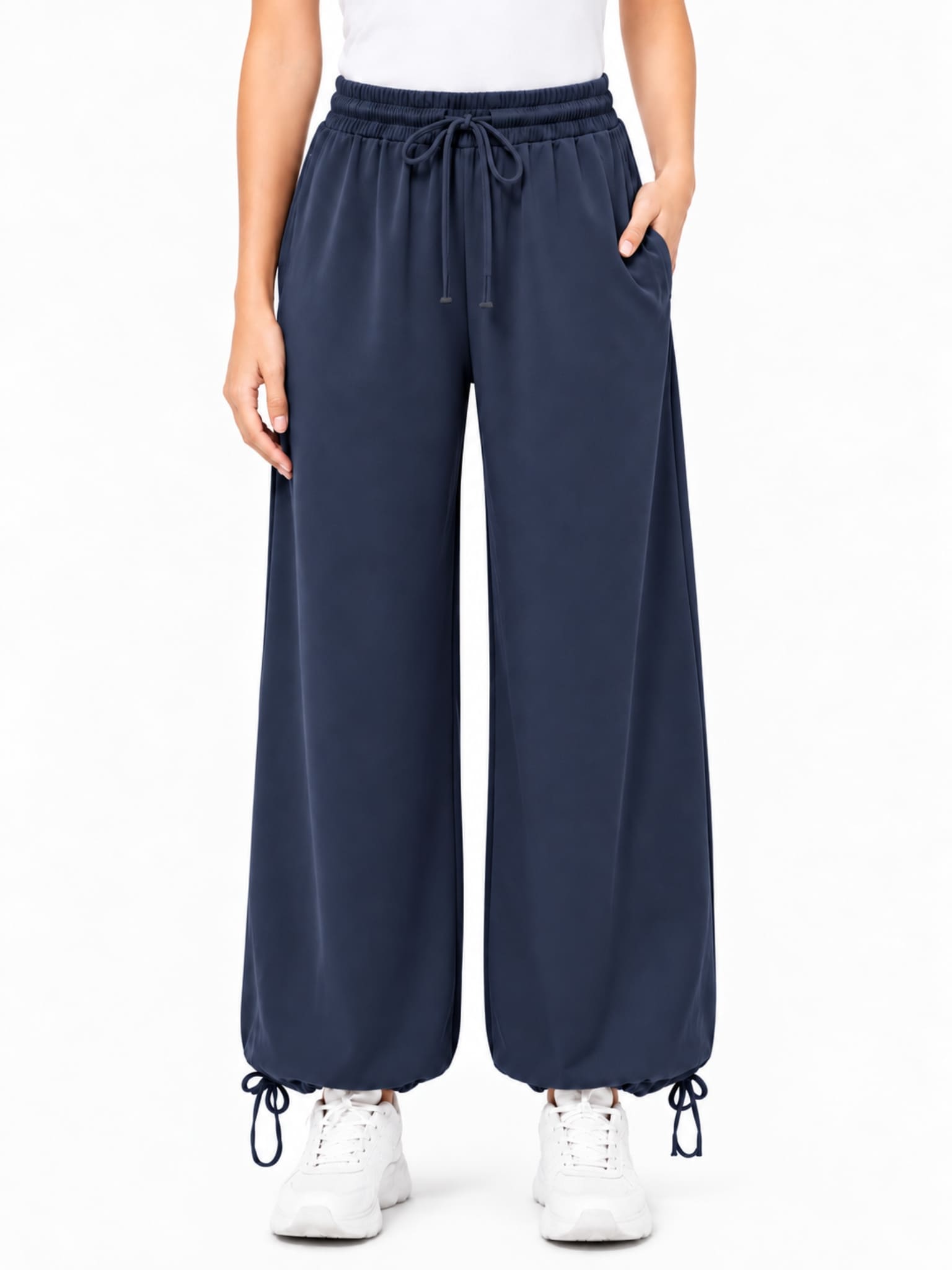 Avie Blue Active Balloon Pants