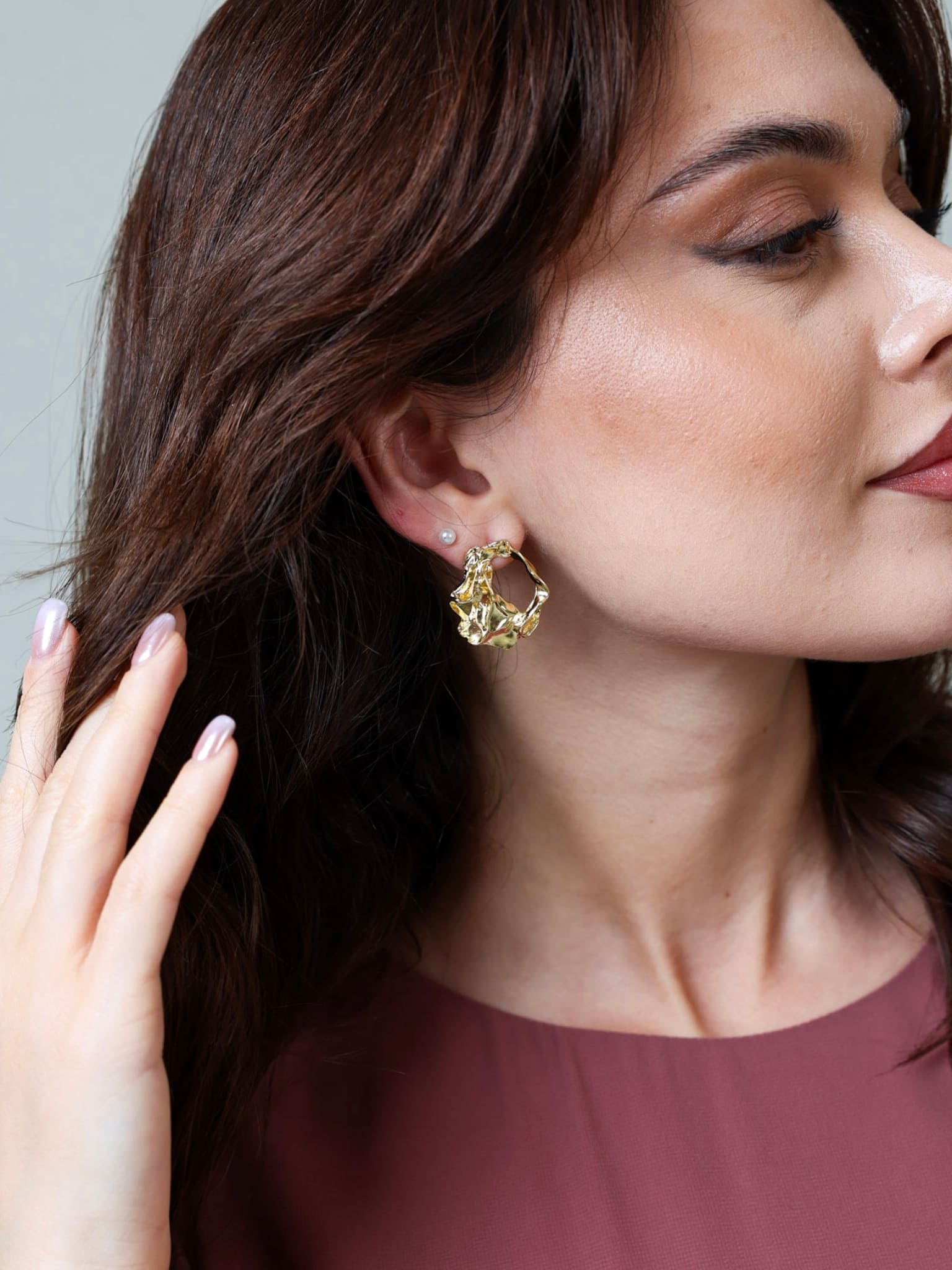 Cresta Golden Earrings