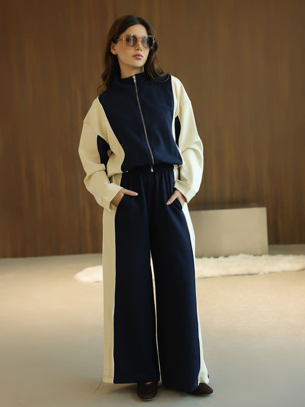 Signora Blue And Cream Softstreme Sweat Pants