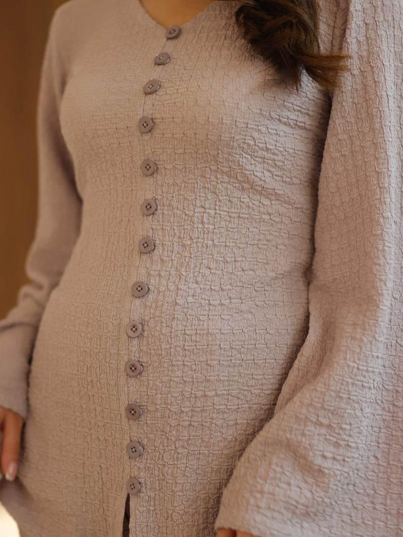 Osanna Textured Lilac Co Ord Set