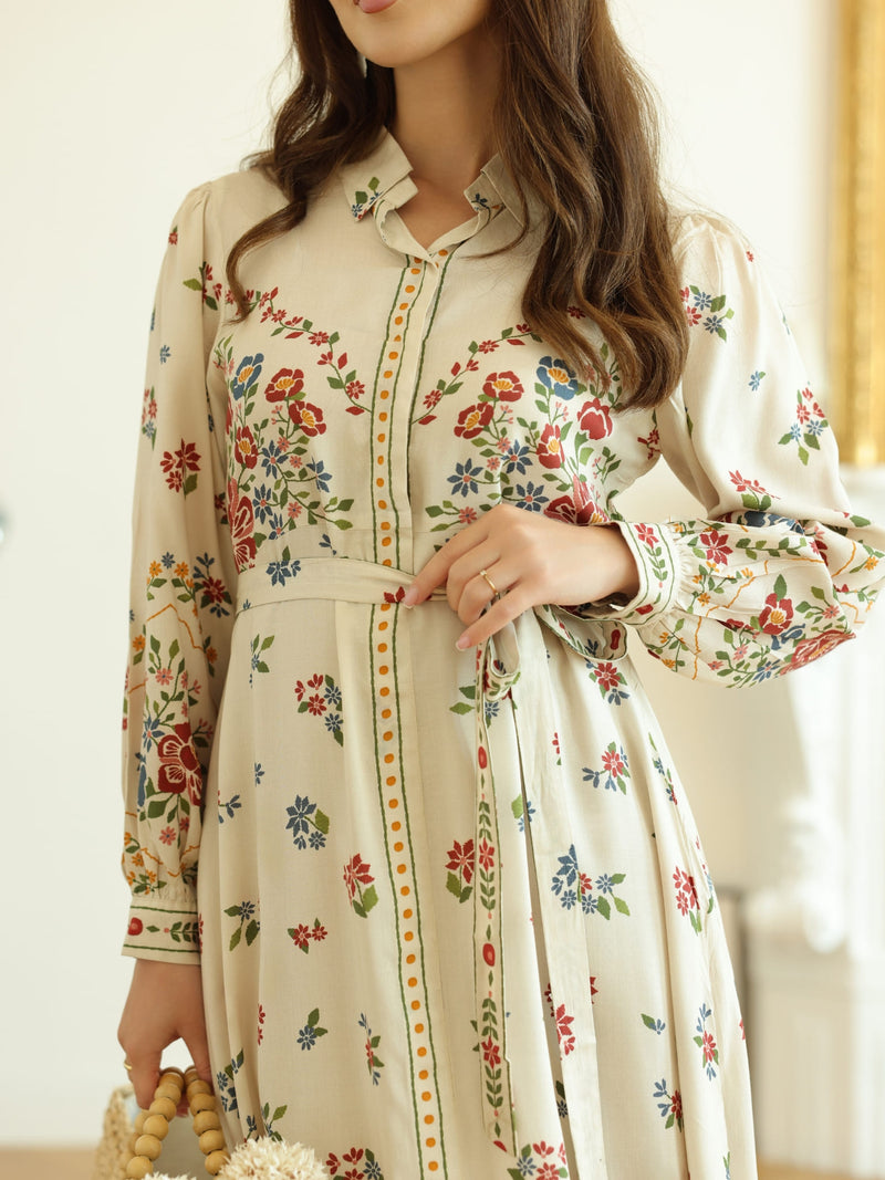 Elysian Floral Printed Dress