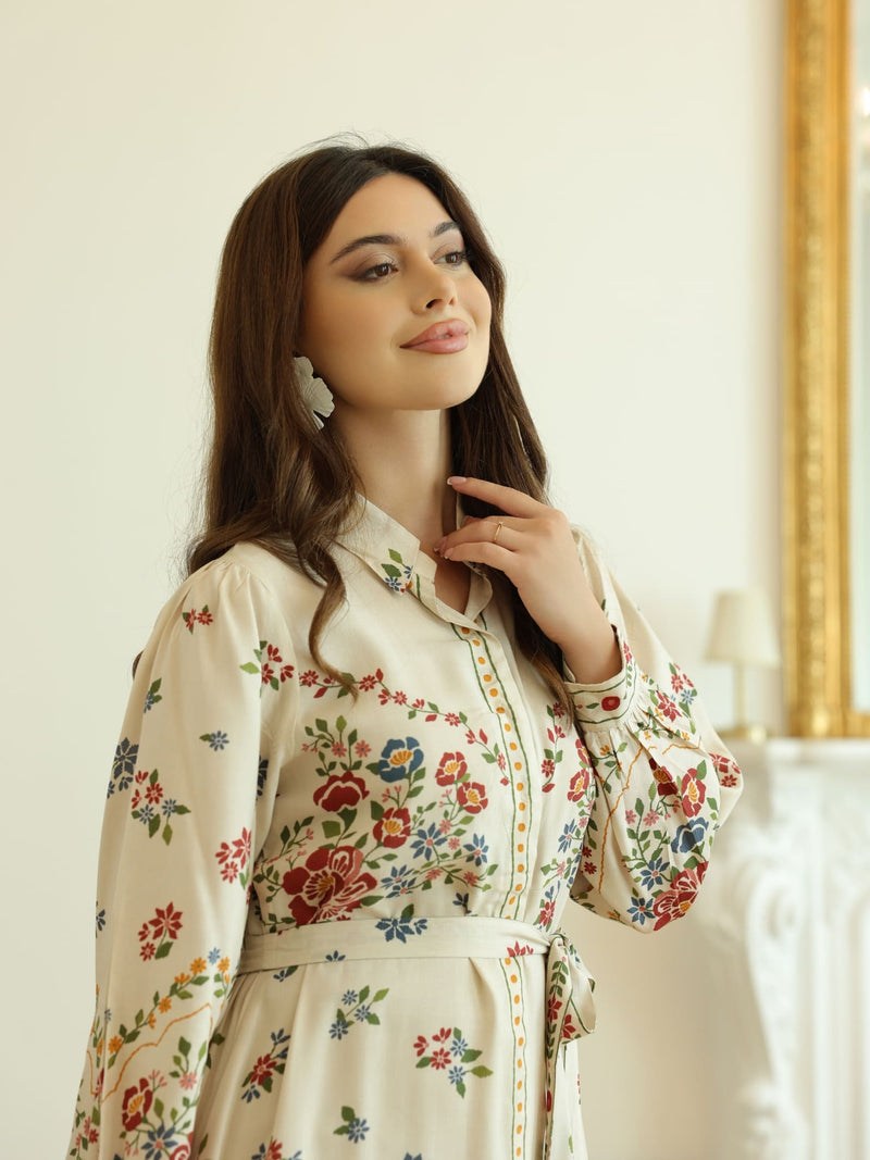 Elysian Floral Printed Dress