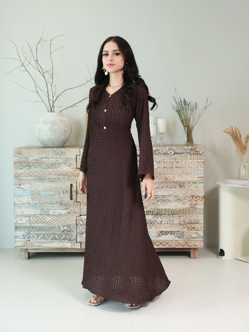 Clayra Knit Long Dress