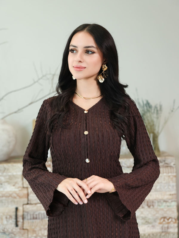 Clayra Knit Long Dress