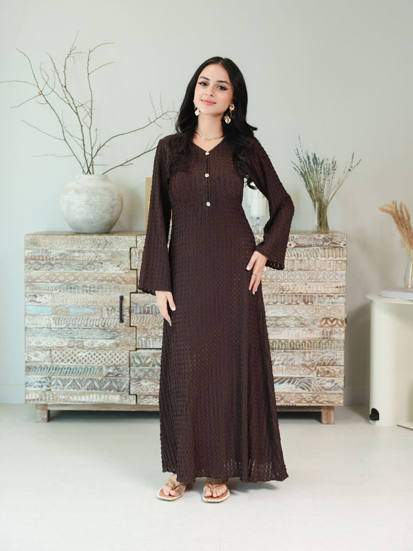 Clayra Knit Long Dress