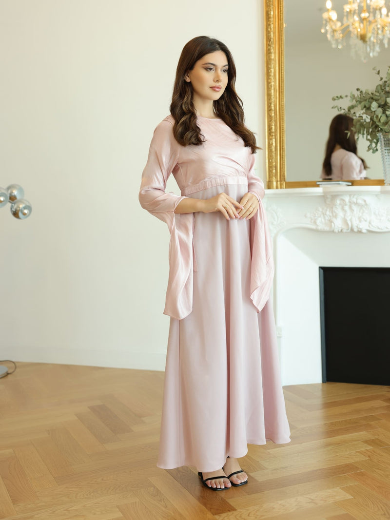 Anya Lilac Long Dress
