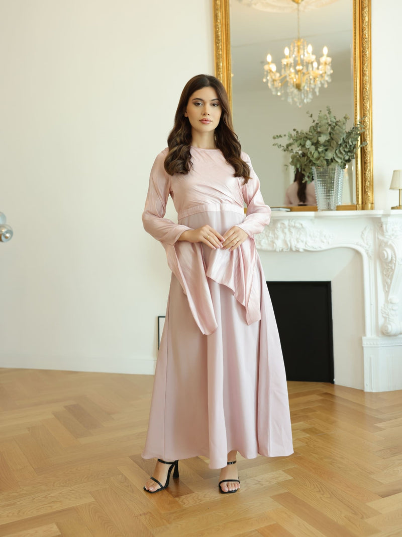 Anya Lilac Long Dress