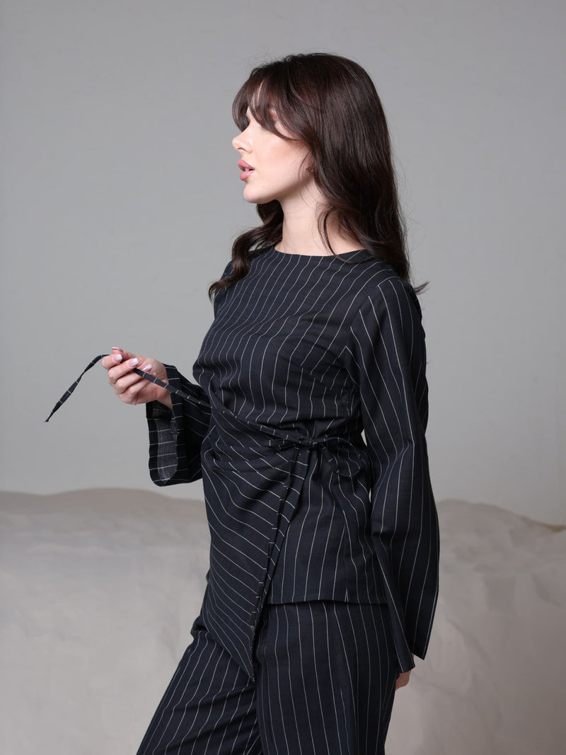 Frieda Wrap Stripe Co Ord Set