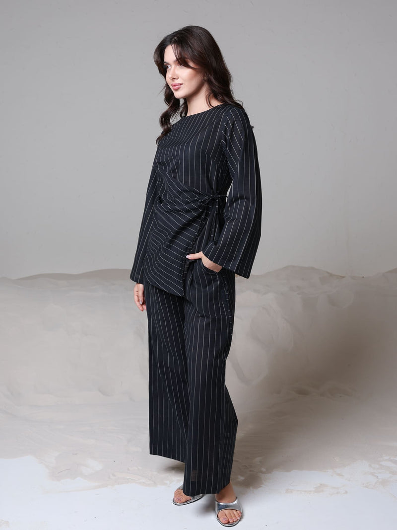 Frieda Wrap Stripe Co Ord Set
