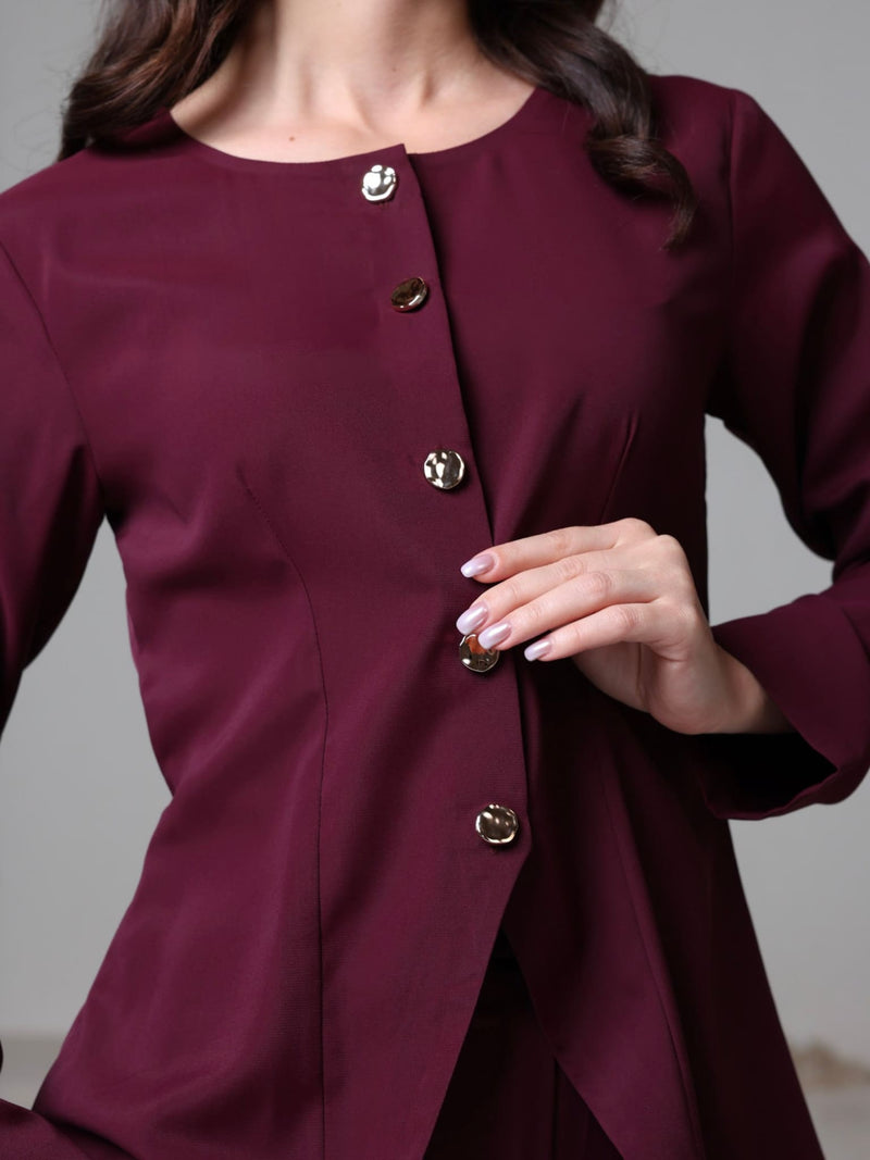 Izara Plum Co Ord Set