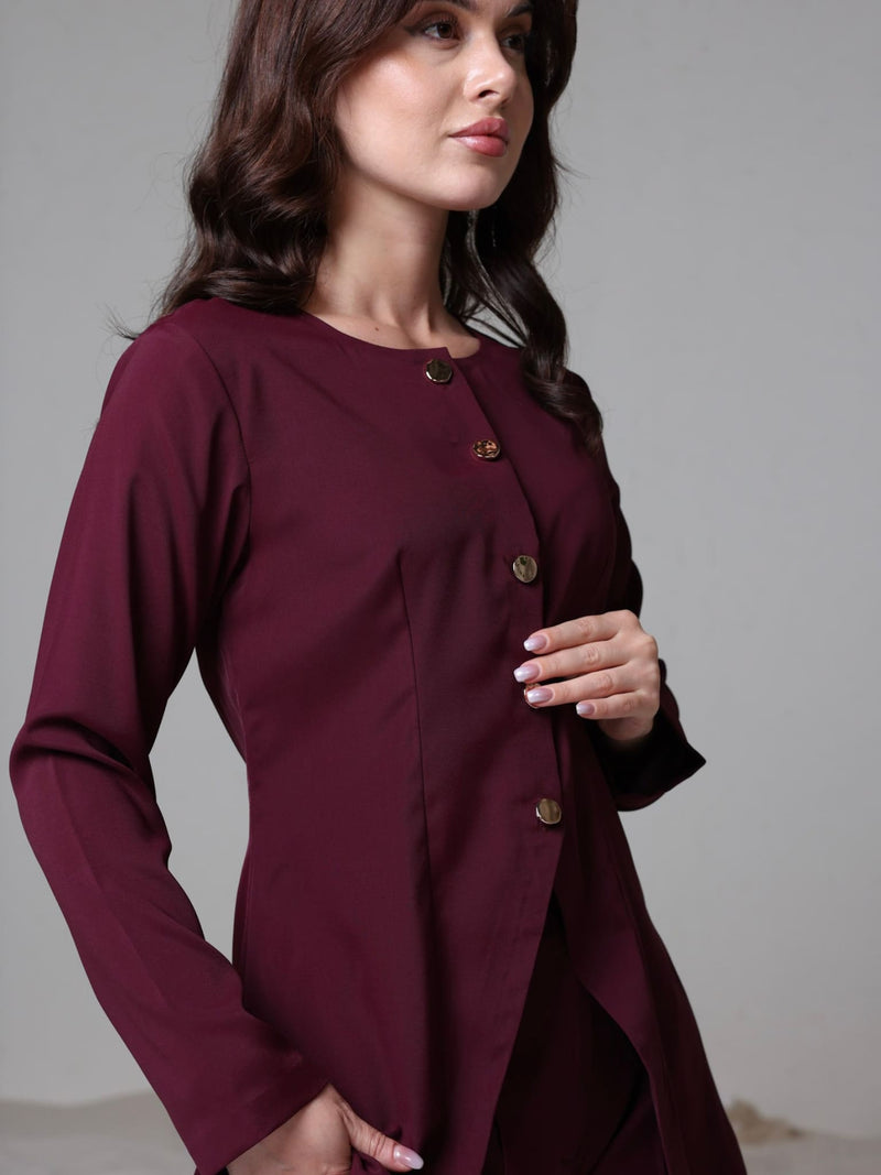 Izara Plum Co Ord Set