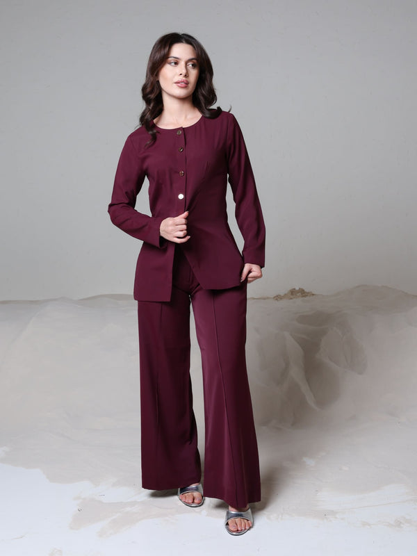 Izara Plum Co Ord Set