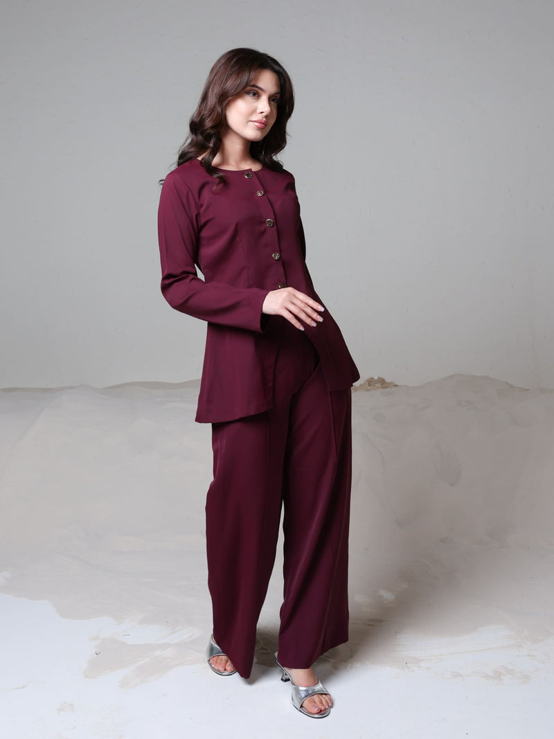 Izara Plum Co Ord Set