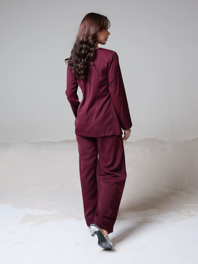 Izara Plum Co Ord Set