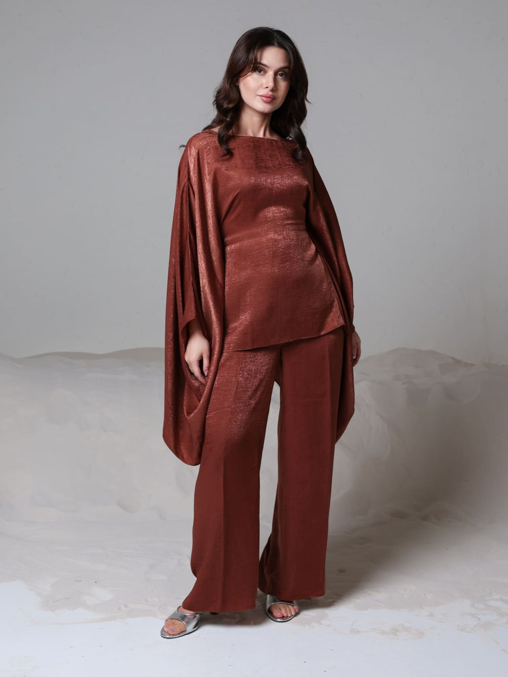 Xylia Butterfly Soft Silk Shirt