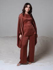 Xylia Butterfly Soft Silk Shirt