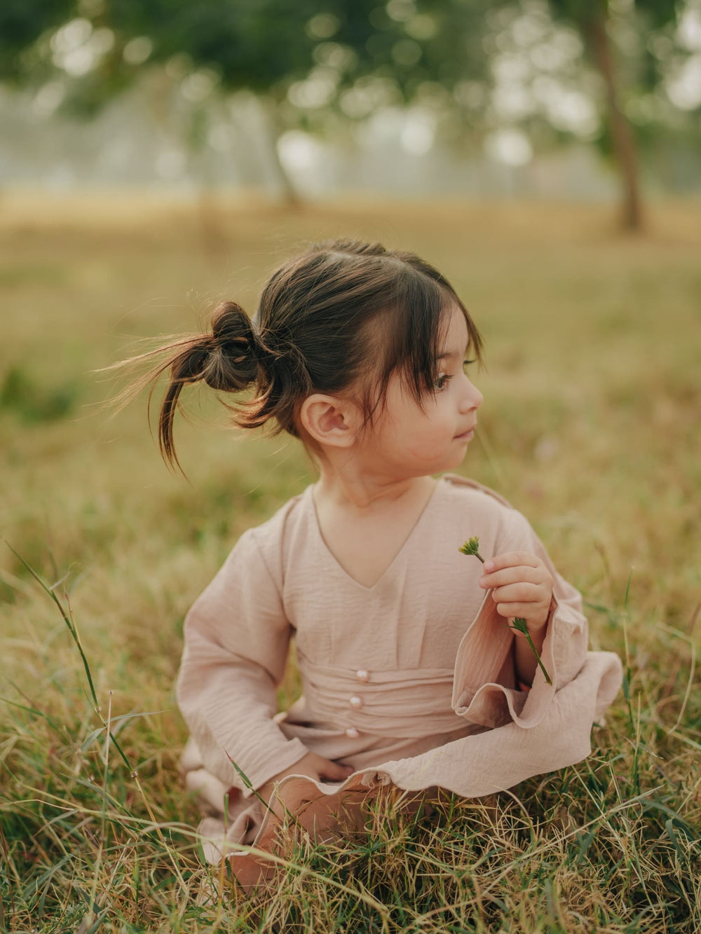 Mini Bersha Pearling Co Ord Set For Girls