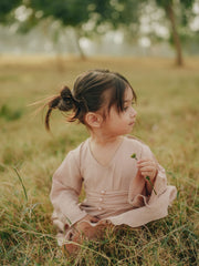 Mini Bersha Pearling Co Ord Set For Girls